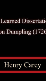 A Learned Dissertation on Dumpling (1726)_cover