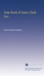 Note-Book of Anton Chekhov_cover