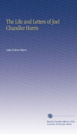 the life and letters of joel chandler harris_cover