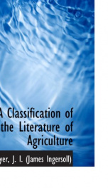 a classification of the literature of agriculture_cover
