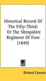 historical record of the fifty third or the shropshire regiment of foot_cover