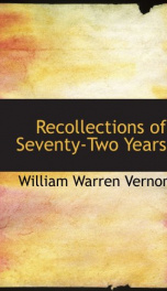 recollections of seventy two years_cover