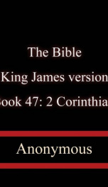 The Bible, King James version, Book 47: 2 Corinthians_cover