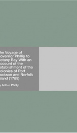 The Voyage of Governor Phillip to Botany Bay_cover