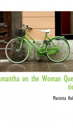 Samantha on the Woman Question_cover