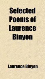 selected poems of laurence binyon_cover