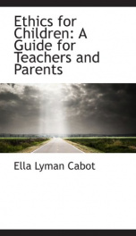 ethics for children a guide for teachers and parents_cover