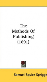 the methods of publishing_cover