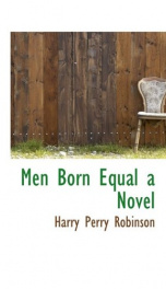 men born equal a novel_cover