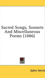 sacred songs sonnets and miscellaneous poems_cover