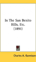 in the san benito hills etc_cover