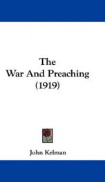 the war and preaching_cover