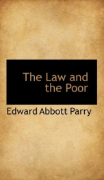 the law and the poor_cover