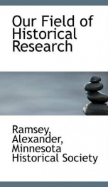 our field of historical research_cover