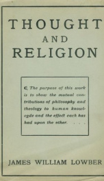 thought and religion or the mutual contributions of philosophy and theology_cover