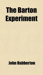 the barton experiment_cover