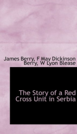the story of a red cross unit in serbia_cover