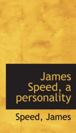 james speed a personality_cover