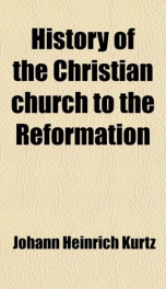 history of the christian church to the reformation_cover