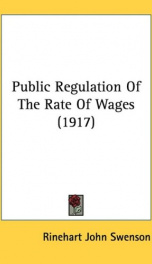 public regulation of the rate of wages_cover