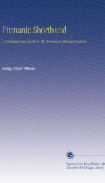 pitmanic shorthand a complete text book on the american pitman system_cover