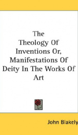 the theology of inventions or manifestations of deity in the works of art_cover