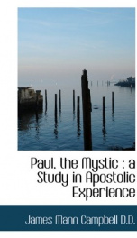 paul the mystic a study in apostolic experience_cover