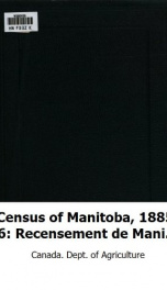 census of manitoba 1885 6 recensement de manitoba_cover