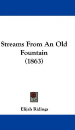 streams from an old fountain_cover