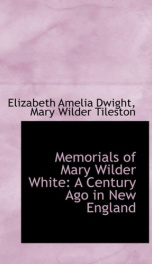 memorials of mary wilder white_cover