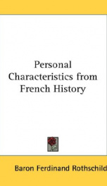 personal characteristics from french history_cover