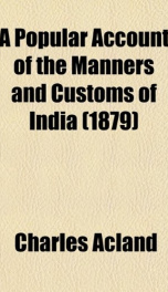 a popular account of the manners and customs of india_cover