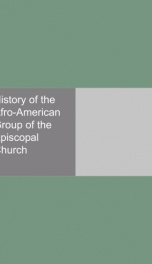history of the afro american group of the episcopal church_cover
