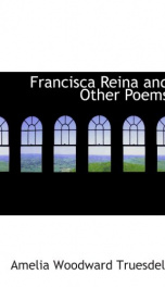 francisca reina and other poems_cover