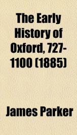 the early history of oxford 727 1100_cover