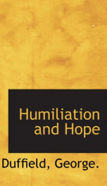 humiliation and hope_cover