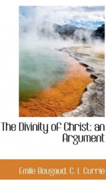 the divinity of christ an argument_cover