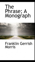 the phrase a monograph_cover