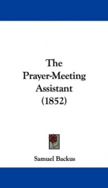 the prayer meeting assistant_cover