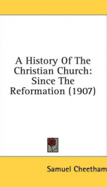 a history of the christian church since the reformation_cover