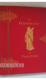 the pentateuch of printing with a chapter on judges_cover