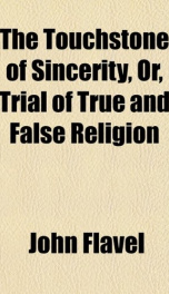 the touchstone of sincerity or trial of true and false religion_cover