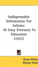 indispensable information for infants_cover