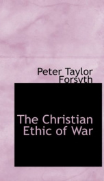 the christian ethic of war_cover