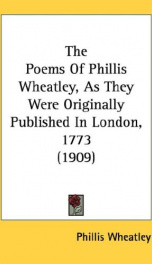 the poems of phillis wheatley as they were originally published in london 1773_cover