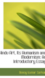 hindu art its humanism and modernism an introductory essay_cover