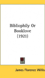 bibliophily or booklove_cover