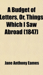 a budget of letters or things which i saw abroad_cover