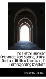 the north american arithmetic part second uniting oral and written exercises_cover