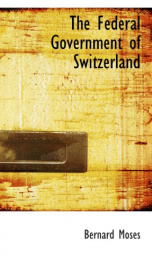 the federal government of switzerland_cover